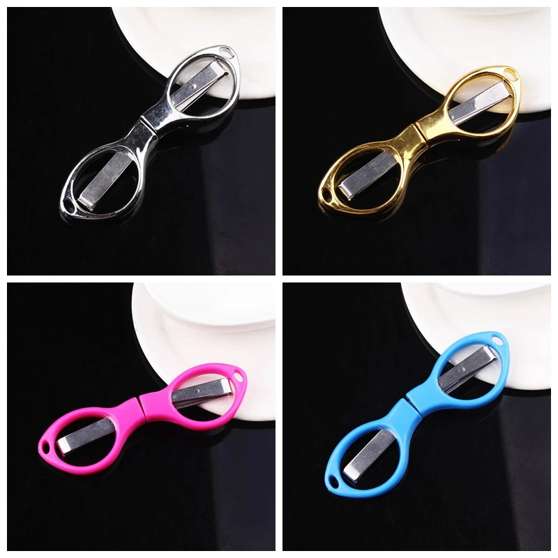 Portable Mini Folding Scissors Multi-Purpose Household Scissors For Travel DIY shear Student Office Scissor School Stationary
