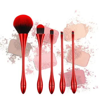 

5 Piece Set / Makeup Brush Set Goblet Loose Powder Eye Shadow Foundation Blush Mixed Beauty Lady Cosmetics Makeup Brush