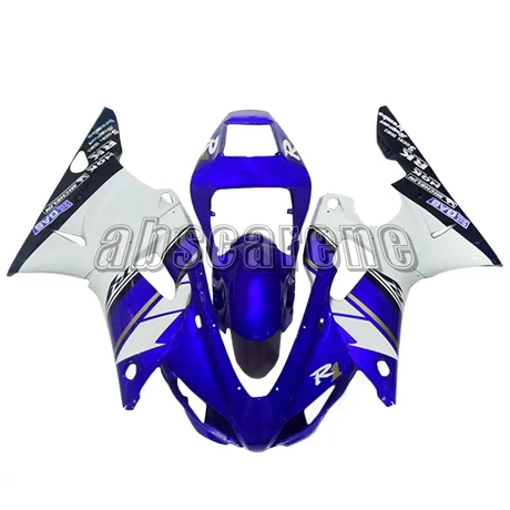 Полный комплект обтекателей для мотоцикла Yamaha YZF1000 R1 1998 1999 YZF R1 98 99 ABS пластик впрыска кузова синий белый черный Чехлы