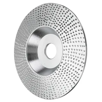 

4 Inch Extreme Shaping Disc Tungsten Carbide Wood Sanding Carving Tool Abrasive Disc Tools for Angle Grinder
