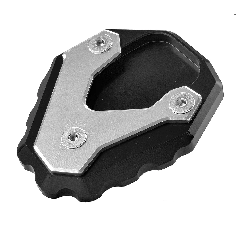 Black non brand Easygo Side Support Foot Plate Side Stand Extension Pad for Honda RX125/SDH125T-31EX125 CBR650R CB650R CBR500R CB500F CB500X CB300R CB300F 