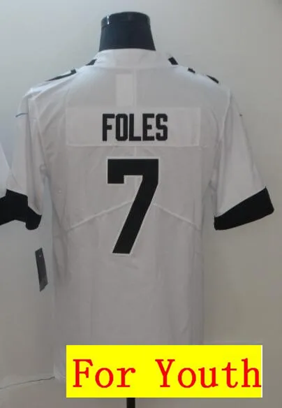 As photo all stitched Men women youth kids Jacksonville Nick Foles 7 jersey - Цвет: As photo