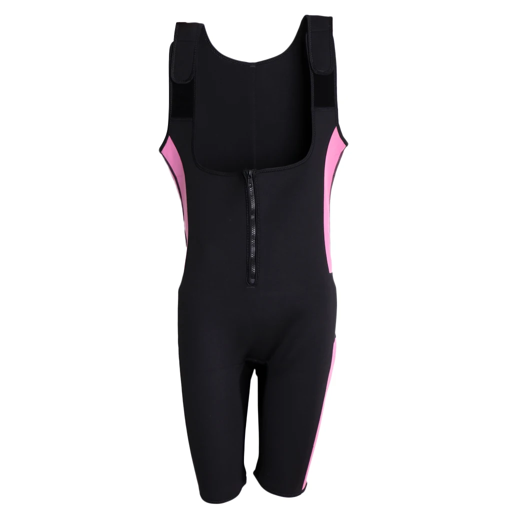 Neoprene Sauna Suit Sweating Bodysuit Jumpsuits Shorts, Strong, High Elastic, Stretchable and Breathable
