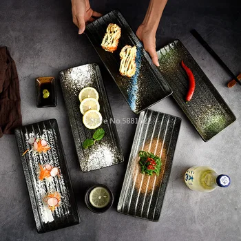 

Nordic Creative Ceramics Oval Plate Salad Steak Pasta Household Kitchen Dishes And Plates Sets Japanese Sushi Ceramica Plates