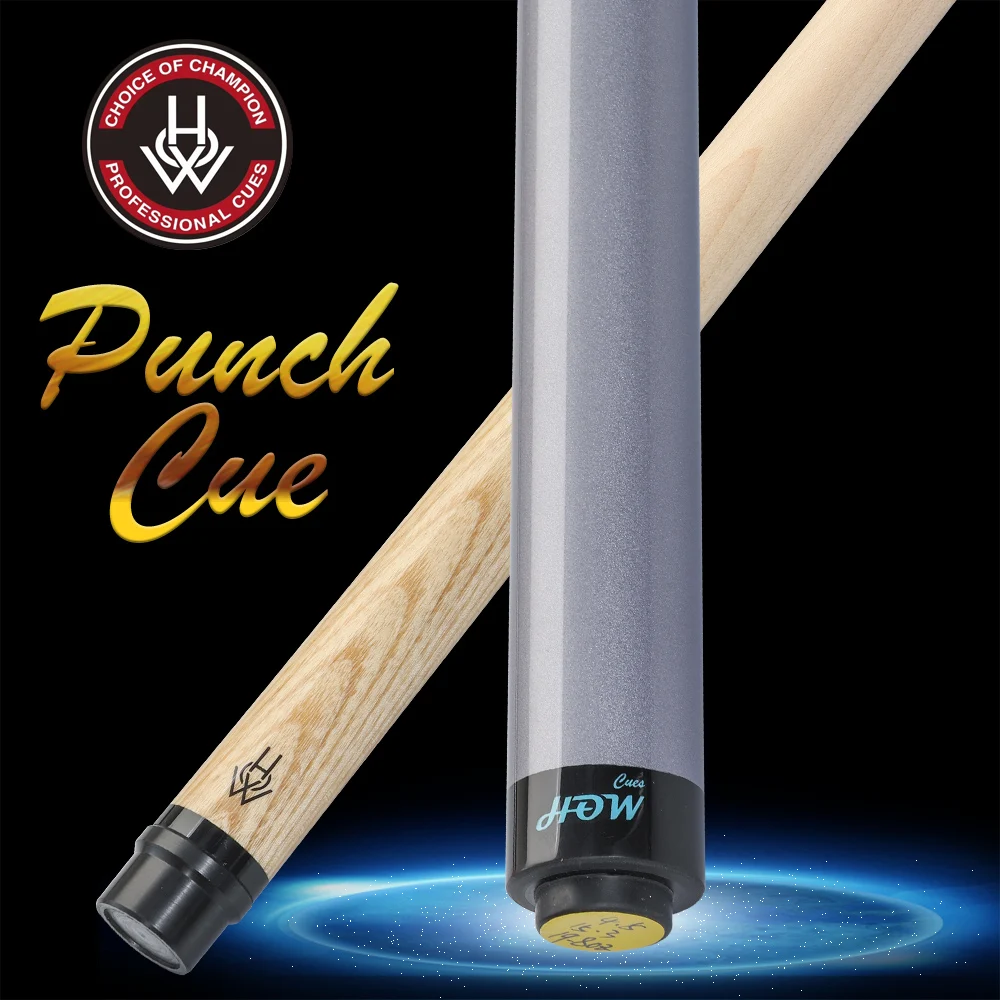 

HOW BK-A Punch Cue Stick Kit Billiard Cue13mm Tip With Extension Hard Maple Punch Cue High-end Billiard Professional Punch Cue