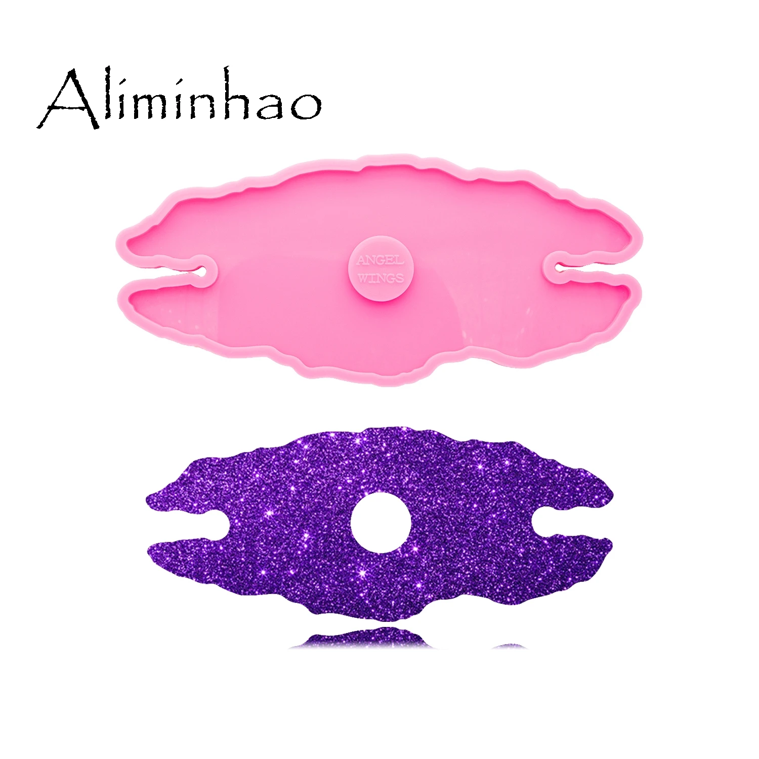 DY0632 Super Glossy Wine Caddy Silicone Mold Epoxy Craft Resin Molds Wine Glasses Hanging DIY Handmade Mold