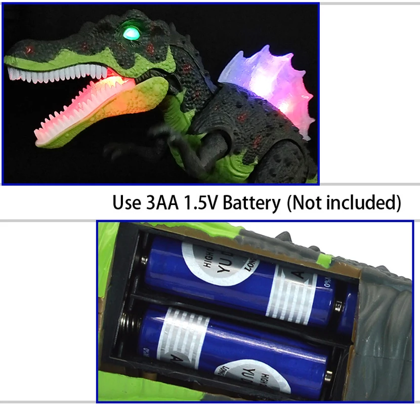 Large Electric Dinosaur Toy Jurassic Park World Walking Dinosaur Robot With Light Sound Tyrannosaurus Rex Toys For Boys Kid 3