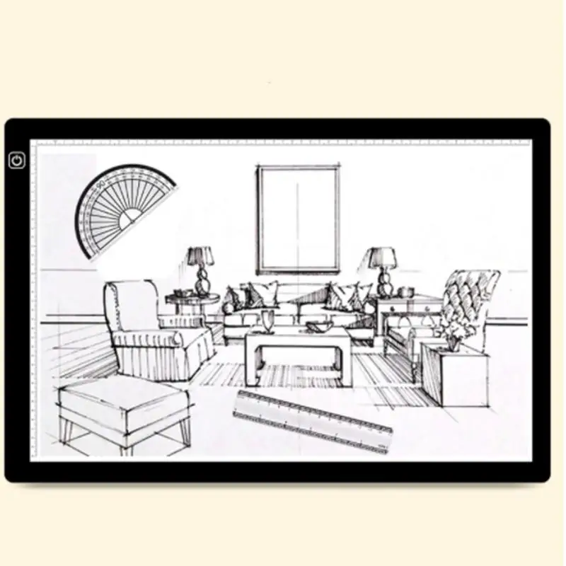 

A2 USB SUPER Thin LED Light Box -TRACING,DRAWING,DESIGN,sketching,ART LIGHT PAD