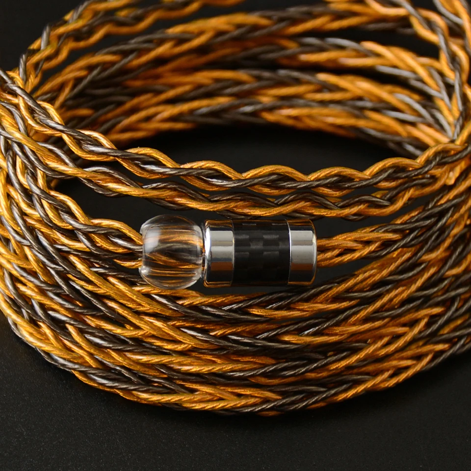 cobre misto, 8 Core, 3.5mm, 2.5mm, 4.4mm,