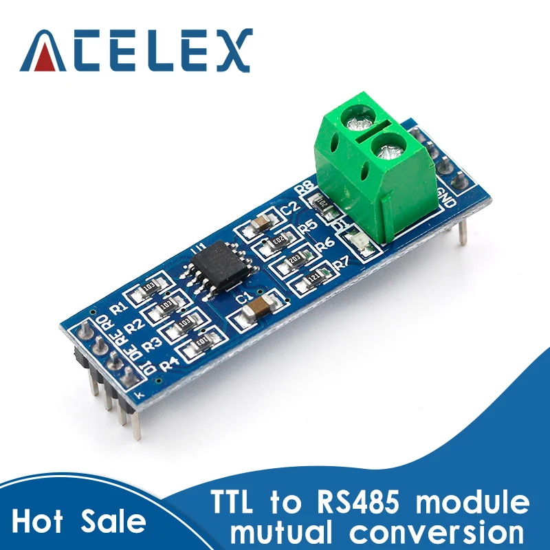 5 шт. модуль MAX485 Φ TTL к RS485 MAX485CSA преобразователя для продуктов Интегрированных