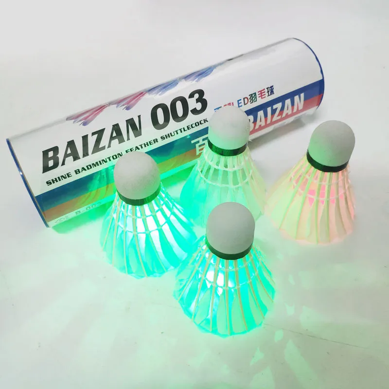 4 шт. светящиеся воланы для бадминтона|Волан| |