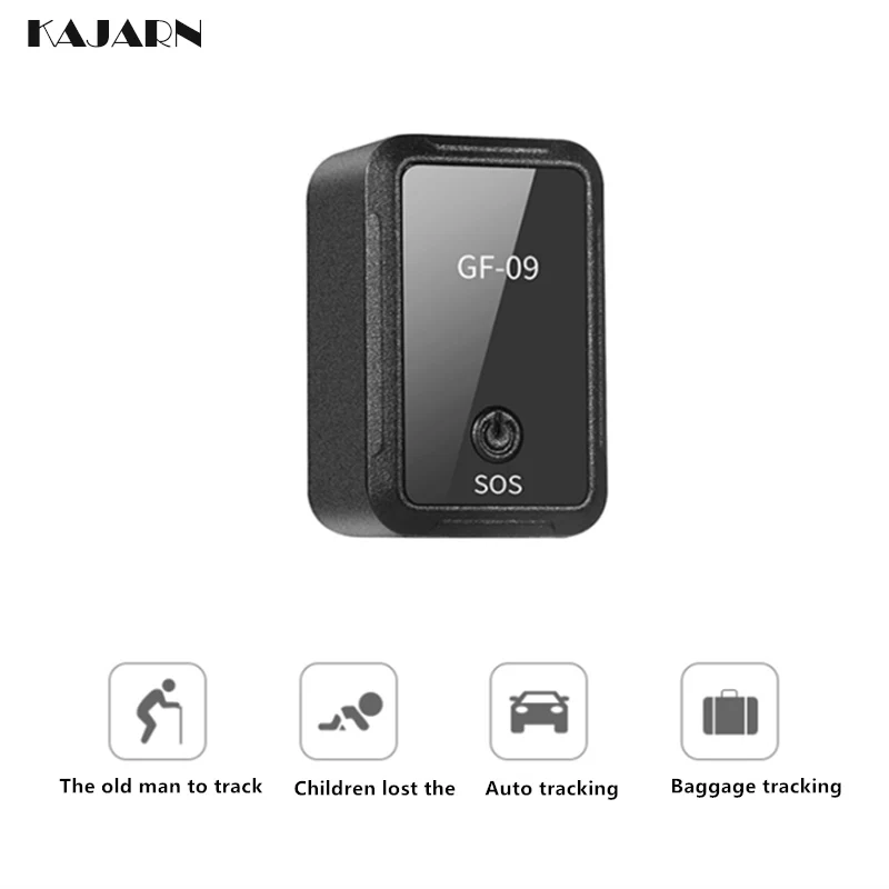 KAJARN gps трекер мини GF09 в реальном времени Wi-Fi/LBS GSM/GPRS/gps устройство слежения Водонепроницаемый для грузовиков собак домашних животных детей пожилых