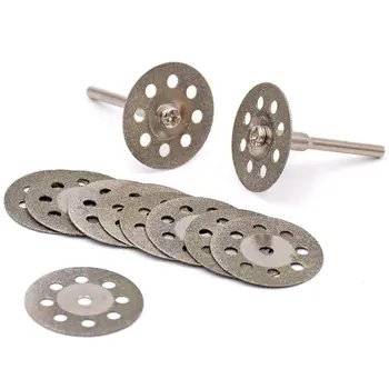 

10Pcs 22 MM Mini Diamond Grinding Cutting Wheel Disc Saw Blades Sharpener Cut Off Abrasive Disks Rotary Tools
