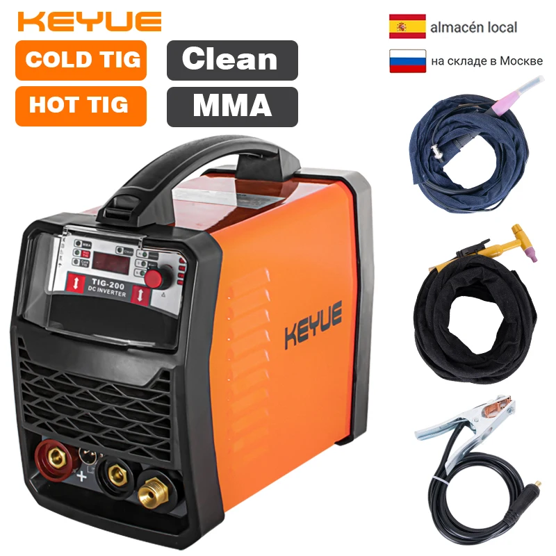 US $311.98 KEYUE Intelligent TIG200G Multifunctional TIG Welding Machine TIGCOLDCLEANSMARTAuAg Cold Welding Machine