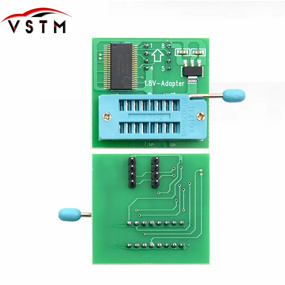 1.8V adapter for motherboard SPI Flash SOP8 DIP8 W25 MX25 use on programmers TL866CS TL866A EZP CH341 |