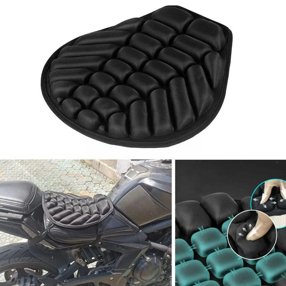 

Universal Motorcycle Cushion 3D Comfort Gel Seat Cushion Absorption Wholesale Shock Cover MotorbikeAir Decompression L8F2