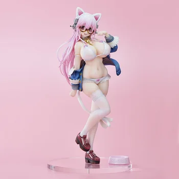 

Japanese Anime Figures Nitro Super Sonic Super Sonico White Cat Ver. PVC Action Figure Model Toys Sexy Girl Collection Doll Gift