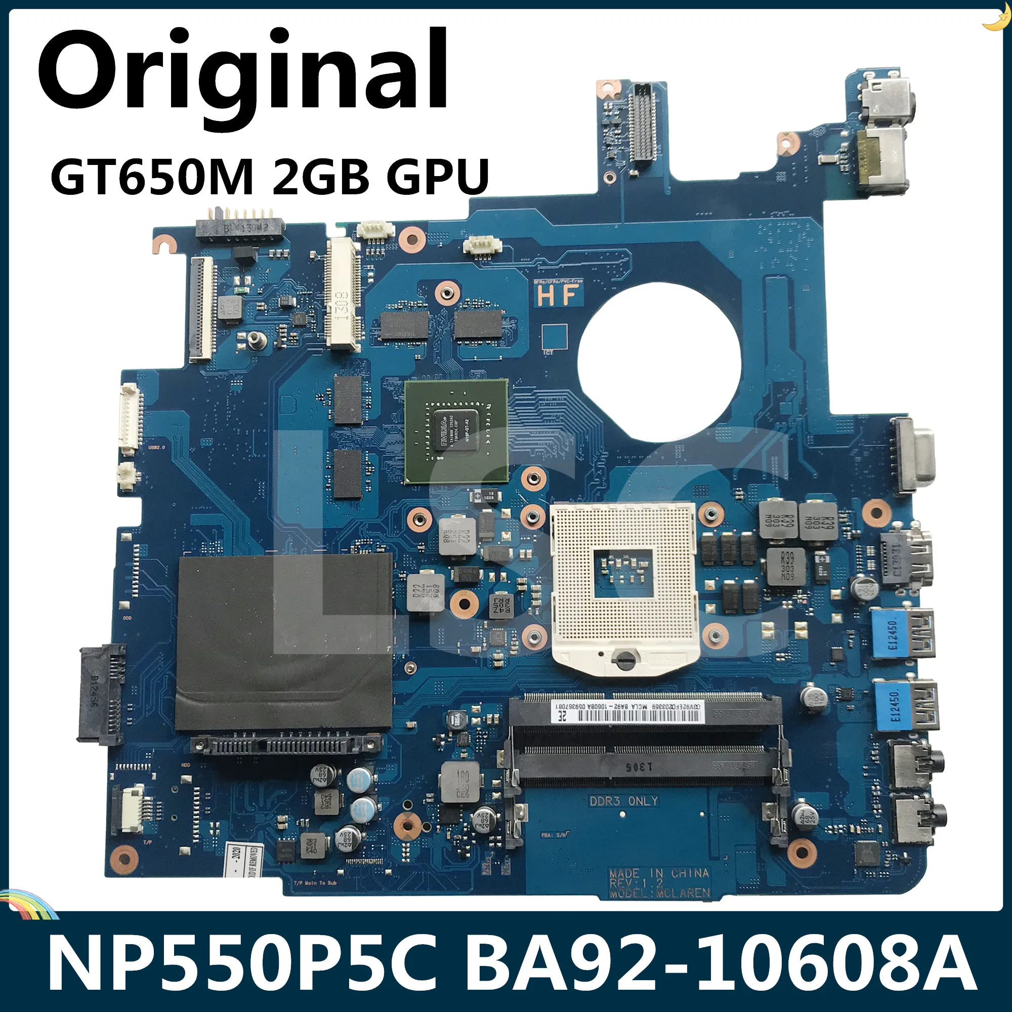 LSC для Samsung NP550P5C материнская плата ноутбука BA92-10608A BA92-10608B GT650M 2GB GPU | Компьютеры и
