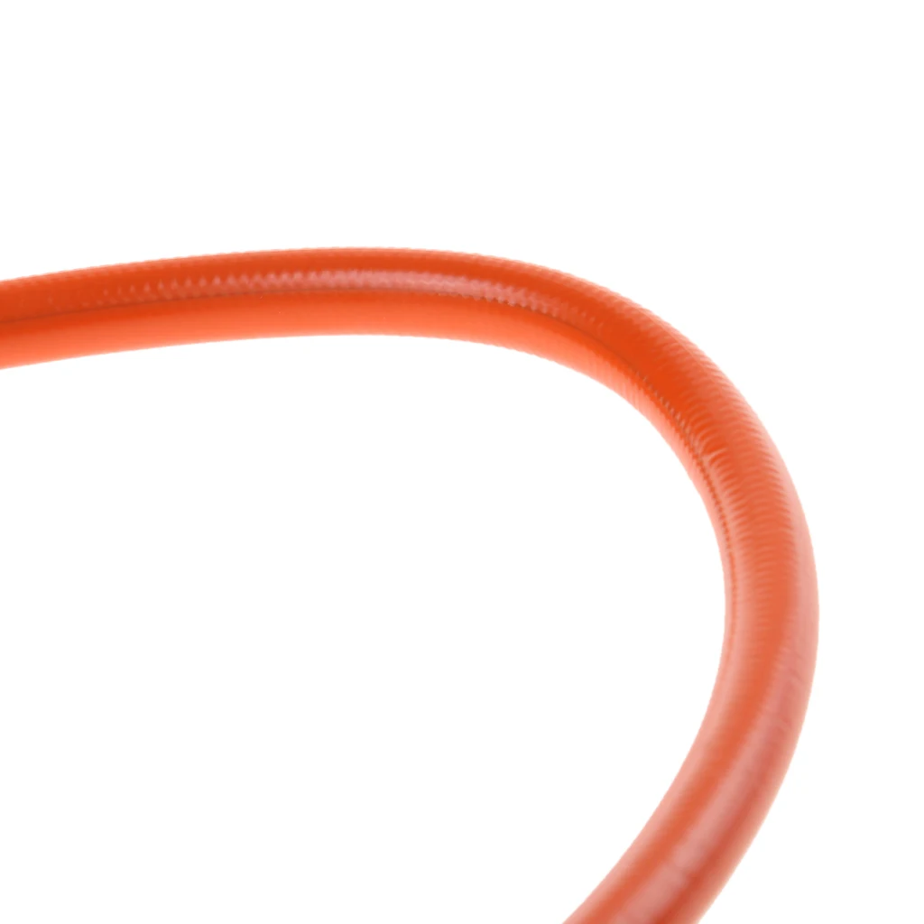 90cm Motorcycle ATV Scooter Stainless Steel Oil Line Front Brake Hose Orange