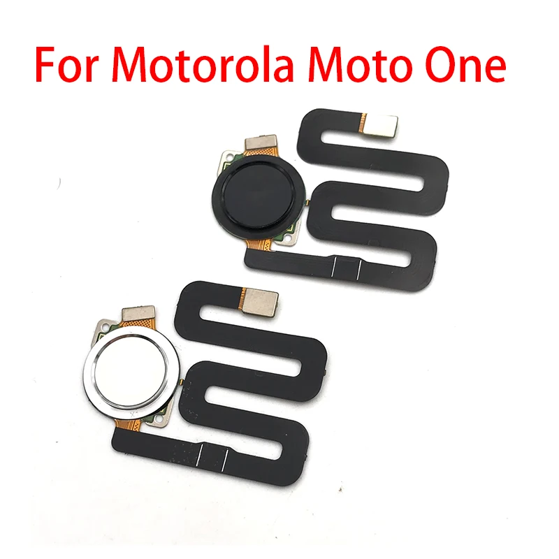 20Pcs/Lot， Fingerprint Sensor Home Return Key Menu Button Flex Ribbon Cable For Motorola Moto One | Мобильные телефоны и