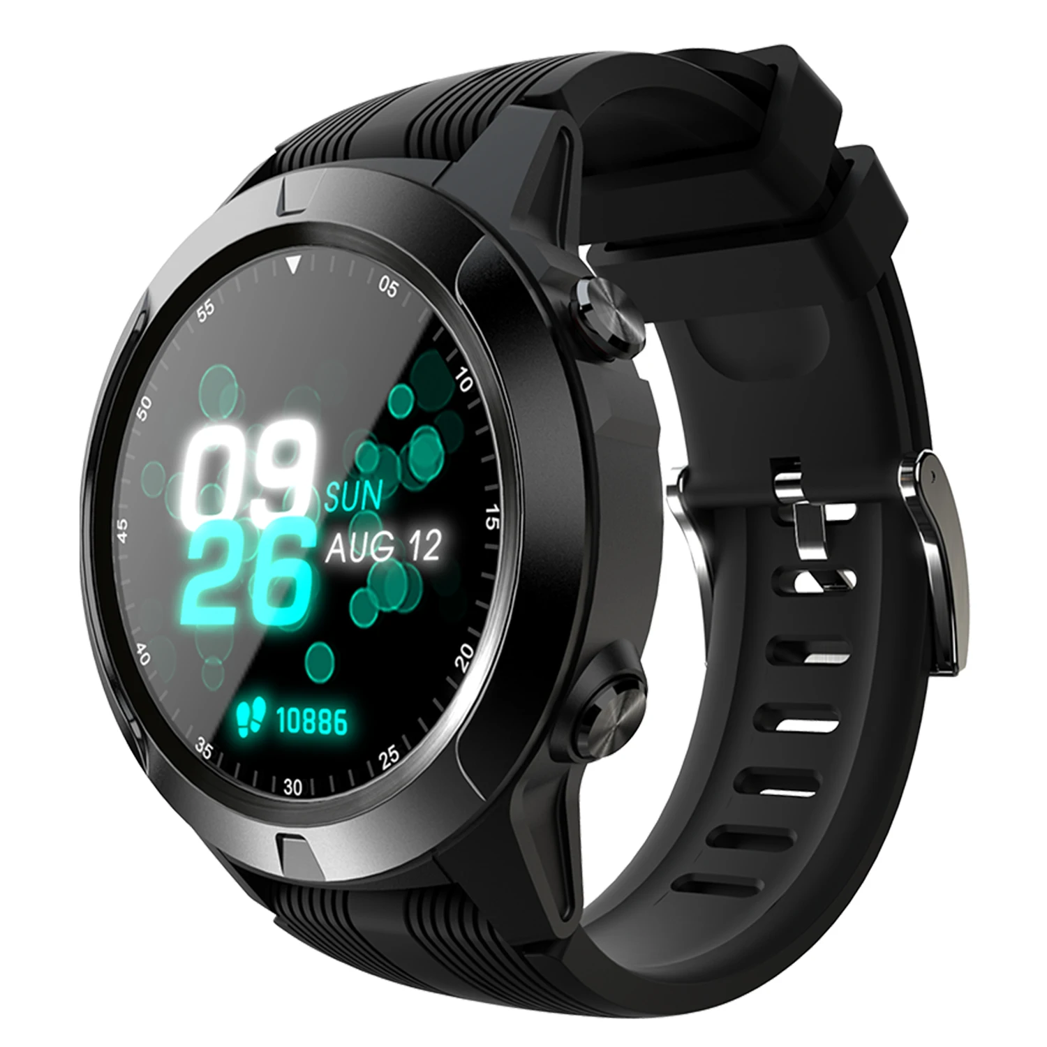 LOKMAT, SMA-TK04, gps, умные часы, сердце, 4,0 дюймов, экран, BT3.0+, водонепроницаемые, шагомер, сигнализация, удаленная камера, спортивные умные часы - Цвет: Белый