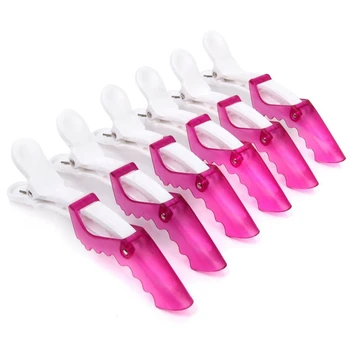 

6 pcs crocodile clip hairstyle hair clip hairdressing salon clip about 11.5cm