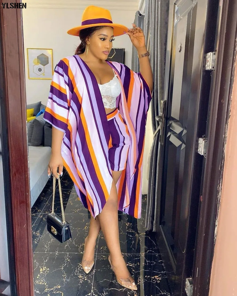 2 Piece Set African Clothes Dashiki Print African Dresses for Women Bazin Riche Long Sleeve Tops Jackets + Pants Shorts Suits Clothing 02