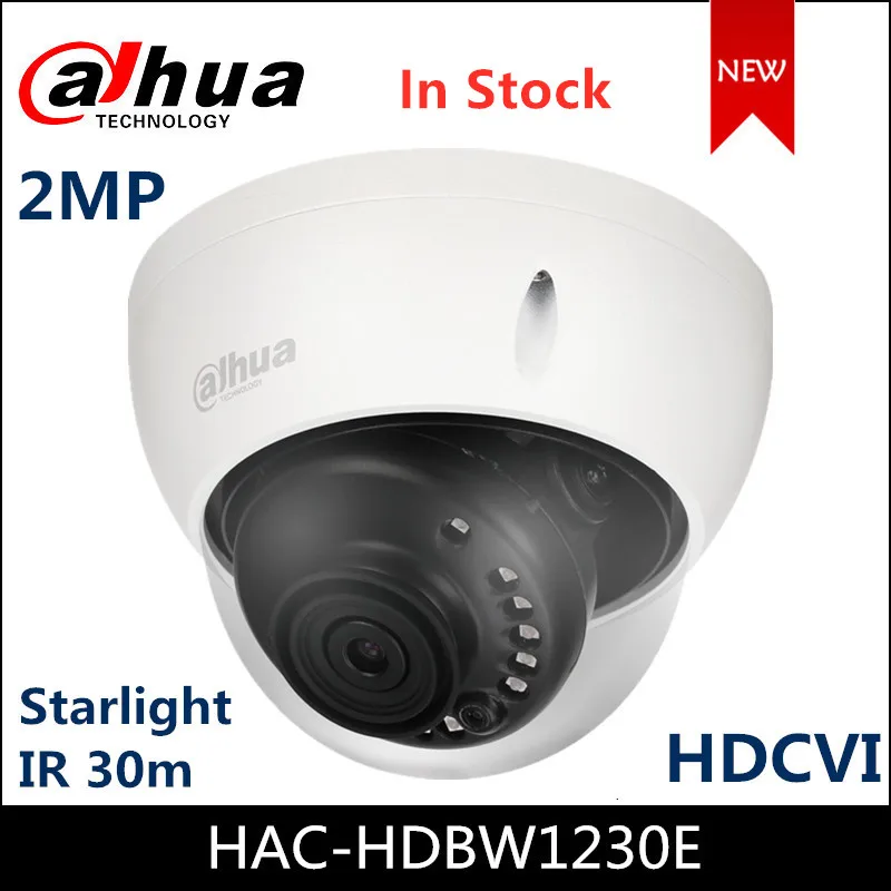 Камера Starlight HDCVI Dahua 2 Мп HAC-HDBW1230E водонепроницаемая ИК 30 м | Безопасность и защита