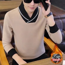 Дешевая новинка осень и зима горячая распродажа мужской Модный повседневный теплый свитер вязаный джемпер