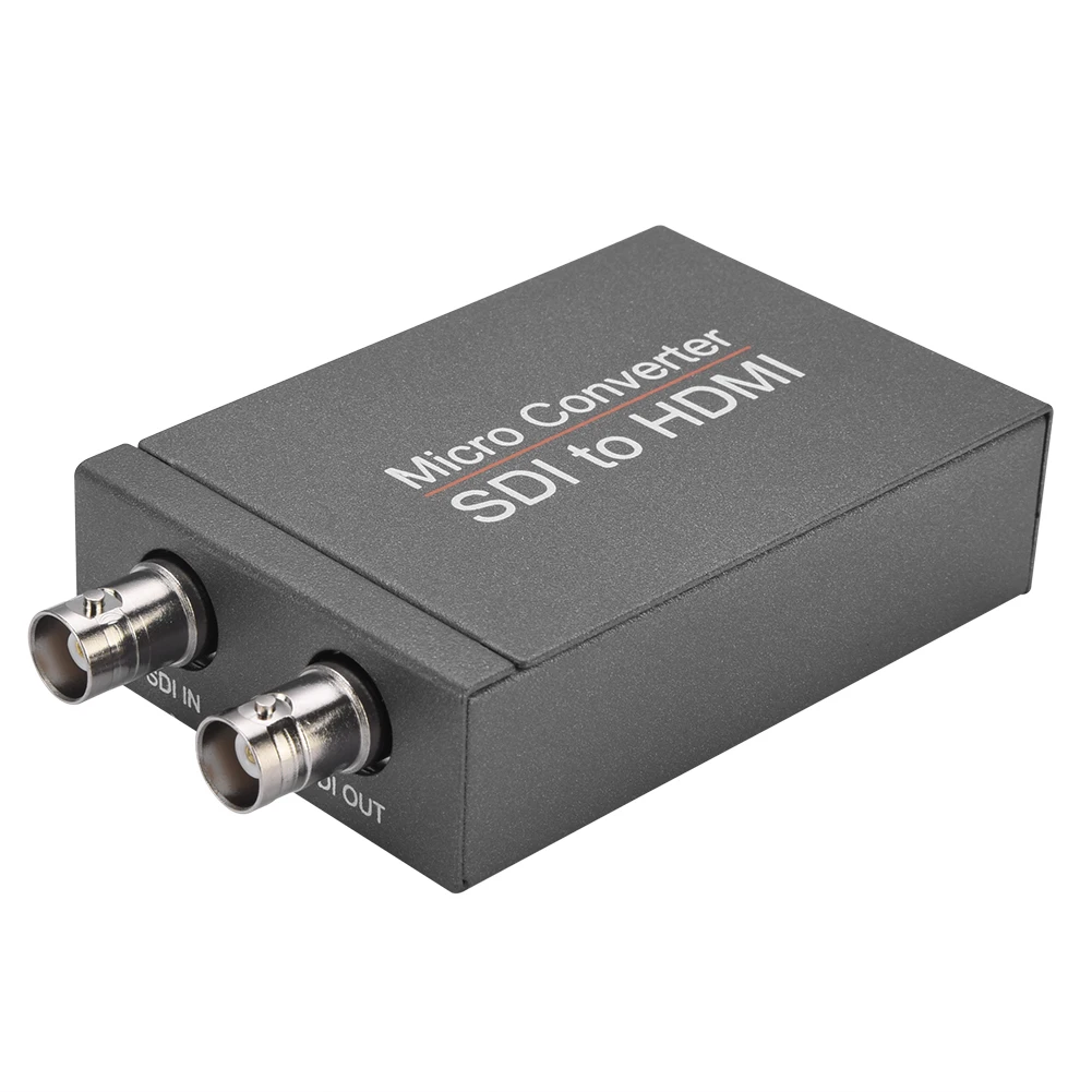 SDI to HDMI-Совместимость с Мощность адаптер мини 3G HD SD-SDI видео микро Конвертер аудио