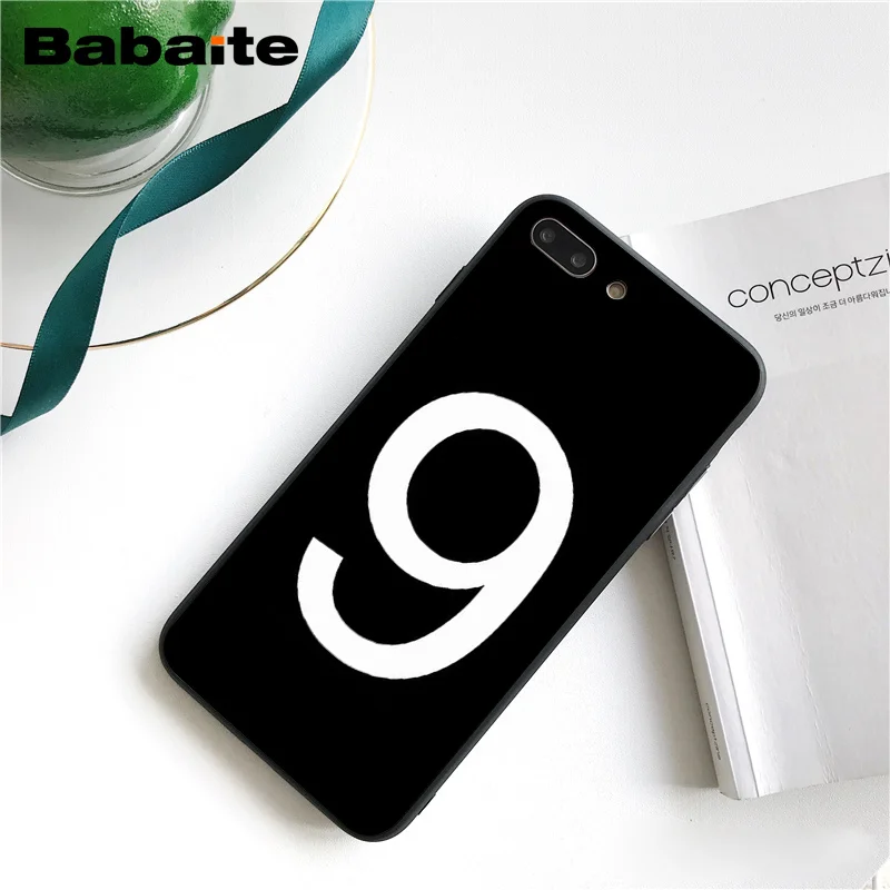 Babaite счастливое число и письмо чехол для телефона для iphone 11 Pro 11Pro Max 8 7 6 6S Plus 5 5S SE XR X XS MAX - Цвет: A6