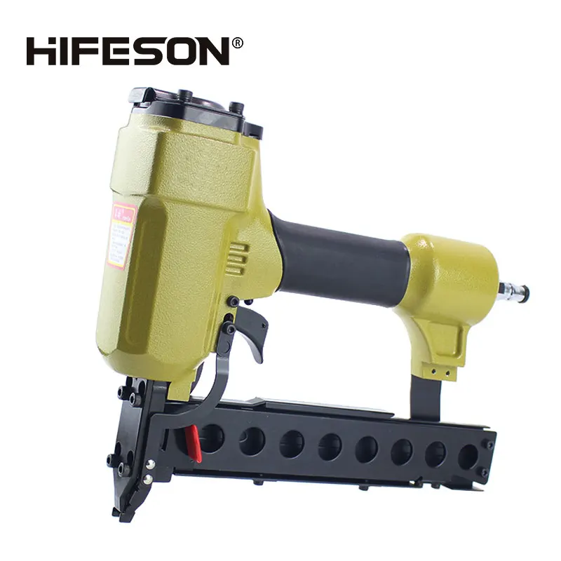 Пневматический гвоздезабивной пистолет HIFESON 440k U образный степлер для мебели