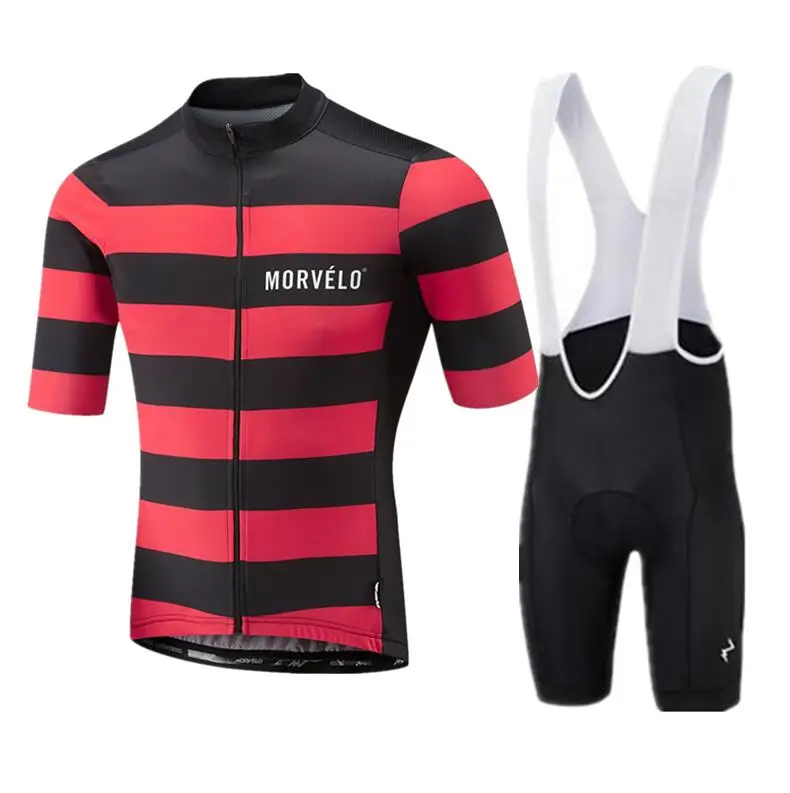 Pro Team Morvelo комплект для велоспорта комплект из Джерси для езды на велосипеде велосипедный костюм, трико Ropa Ciclismo комплект MTB Спортивная гелевая накладка - Цвет: 11