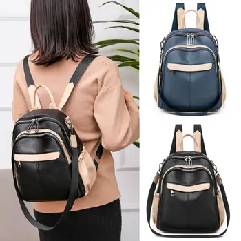 

Female Women Mini Backpack PU Leather Shoulder School Rucksack Ladies Girls Travel Bag