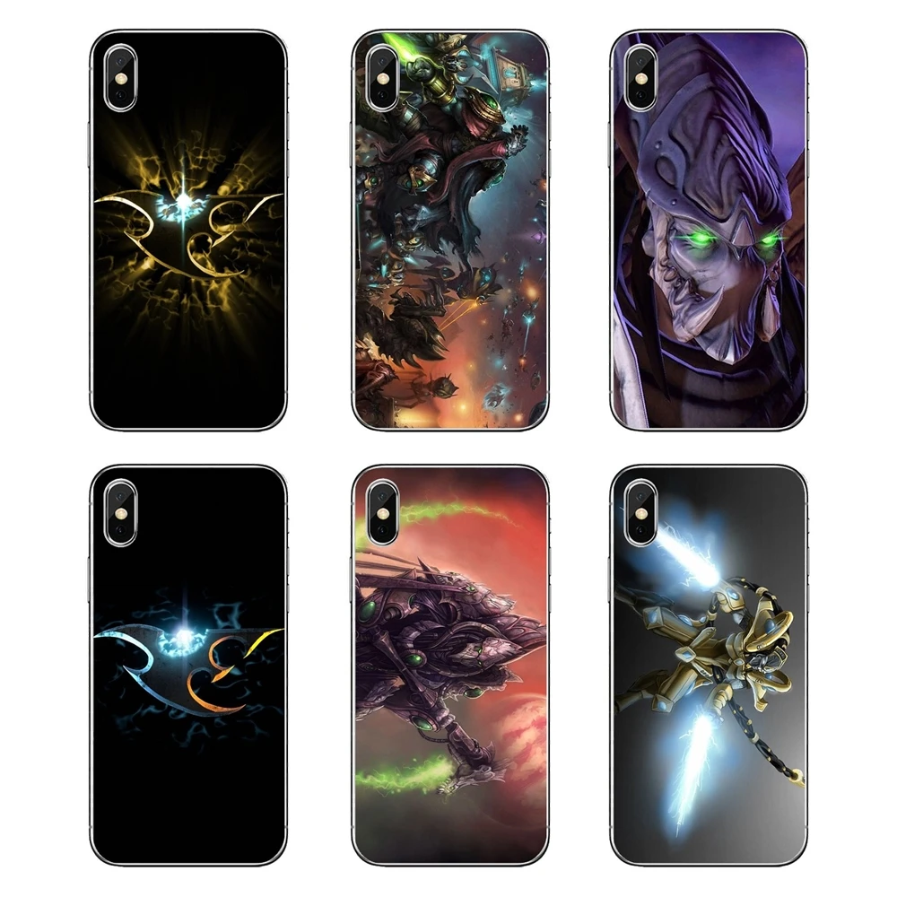 Прозрачные мягкие чехлы Protoss StarCrafts ArtStation логотип плакат для Xiaomi mi A1 A2 5X6X8 lite SE Pro Max x