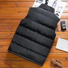 Autumn And Winter New Style Youth Fashion Waistcoat Men Korean-style Warm Waistcoat Sleeveless Coat Trend Men'S Wear