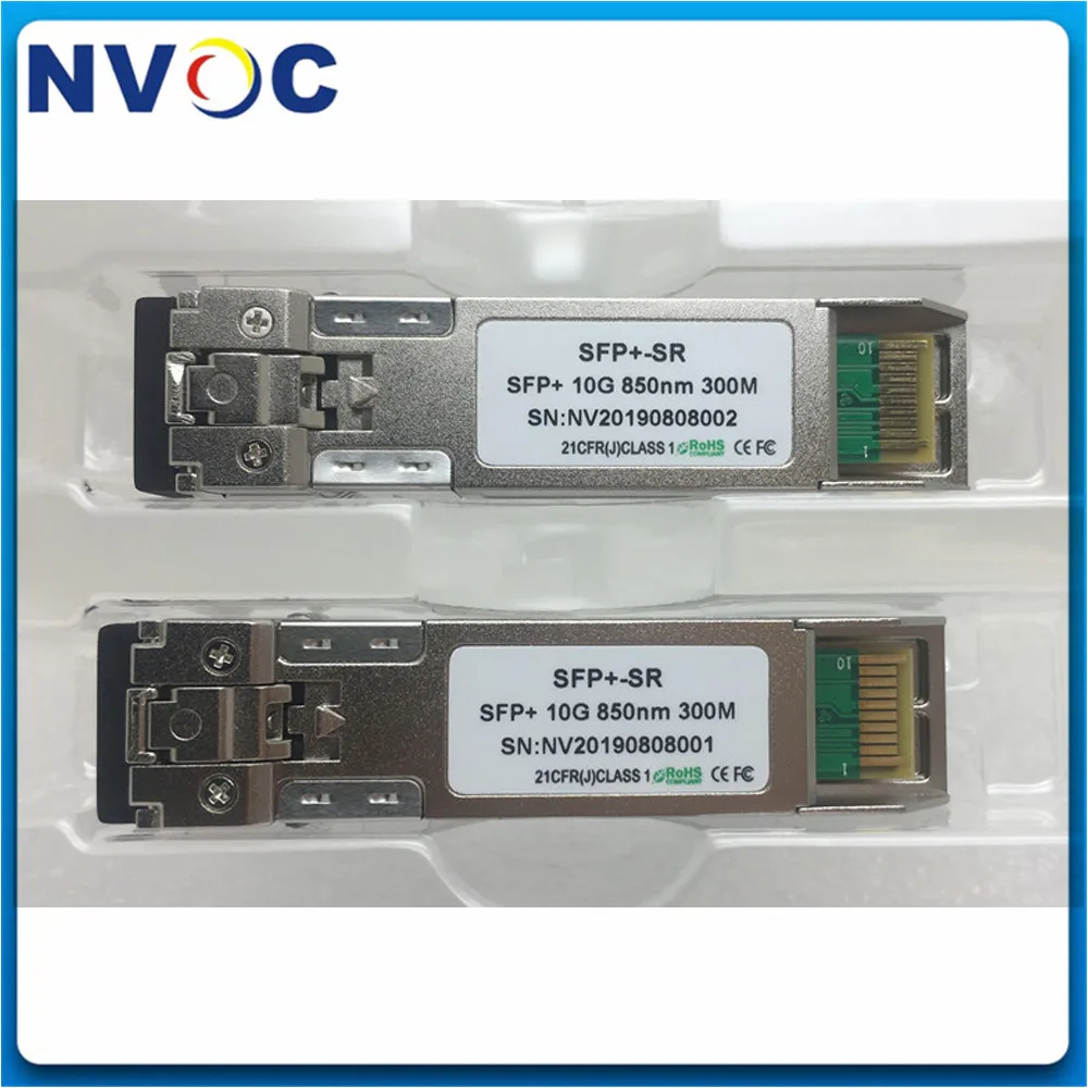 6 шт./лот 10 Гб 300 м SFP SR для 10G 10GBASE Волоконно Оптический + модуль приемопередатчика MMF