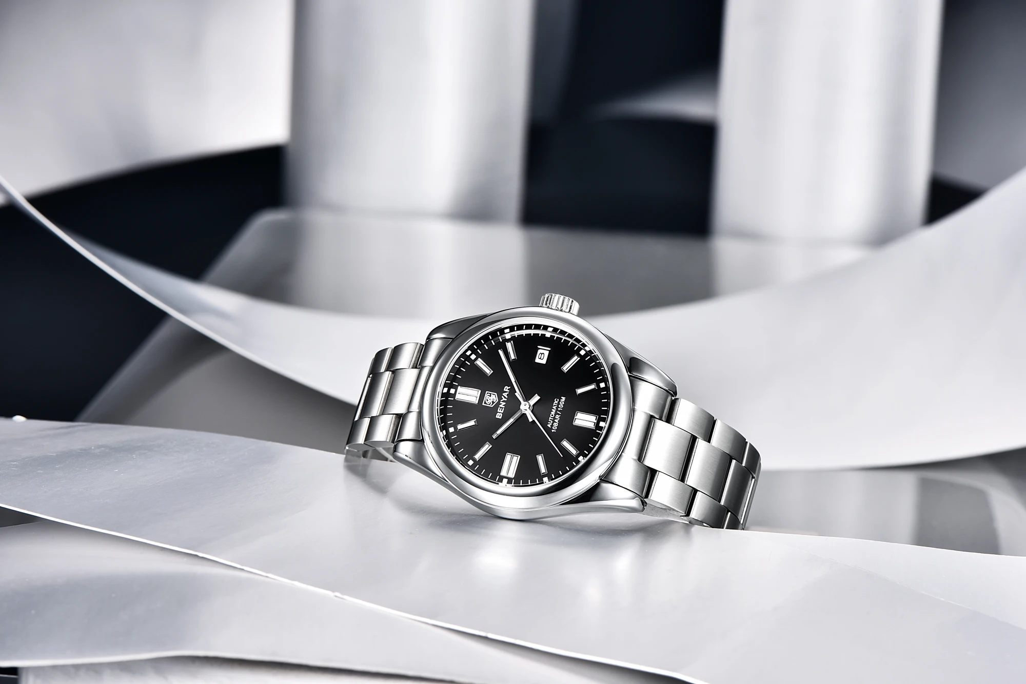 2021 39MM herren Uhren Mechancial Uhr Männer Luxus Automatische uhr für männer Edelstahl Wasserdichte Uhr Mann_voghion.com