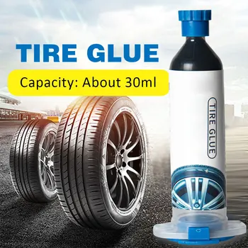 

Cream Professional Studding Tool Environmental Protection Car Motorcycle Softness Tire Glue Portable Tyre Repair 30ml Easy Apply