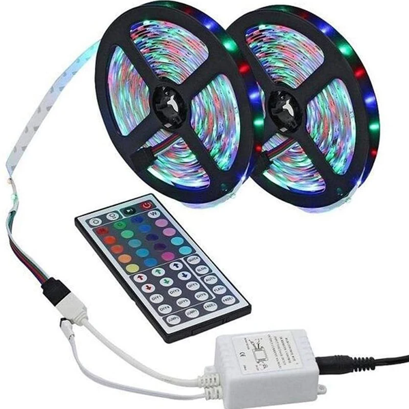 Светодиодная лента RGB светильник SMD 5050 2835 гибкая 3 м 5 10 Диодная DC 12 В + пульт