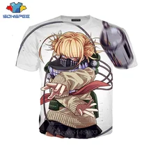 My Hero Academy футболка для мужчин женщин Аниме Толстовка 3D принт Bakugou кацуки все могли короткий рукав хип хоп Топ пуловер C001-04