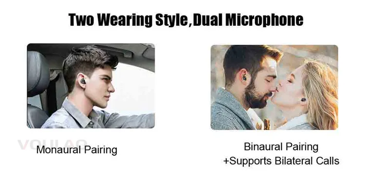 Bluetooth 5,0 наушники мини TWS беспроводные Bluetooth наушники с микрофоном сенсорное управление 9D стерео Бас водонепроницаемые наушники