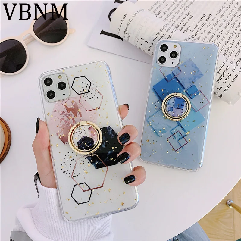 Чехол для телефона с подставкой и геометрическим рисунком чехол iPhone 11 Pro Max XR XS X 7 8