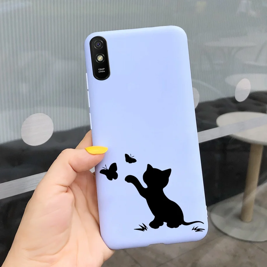 phone pouch bag For xiaomi redmi 9A 9AT 9i Case Silicone Fashion Pattern Phone Cover For Xiomi Redmi 9A Soft Touch TPU Case Redmi9a Fundas 6.53" smartphone pouch