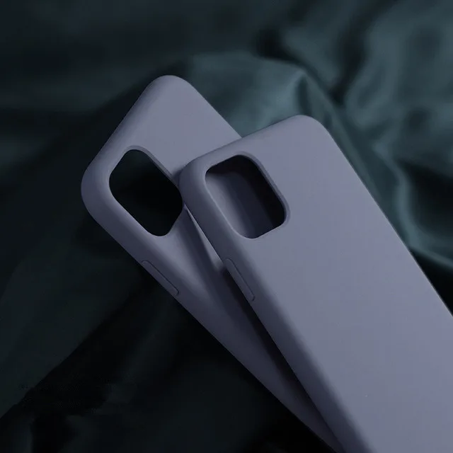 Тонкий мягкий чехол для samsung A10 A20 E A30 A40 A50 A60 A70 жидкий силикон для samsung S8 S9 S10 Plus Note 8, 9, 10 - Цвет: Lavender