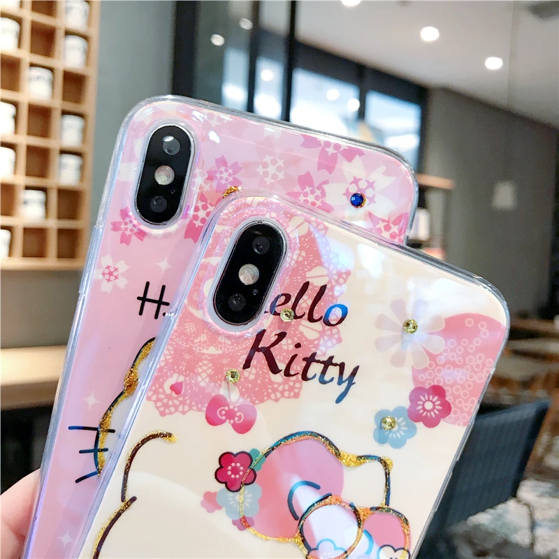 LISCN мультяшный чехол для телефона для IPhone 7Plus 8 Plus 6Plus 6 6S 7 8 11 11 pro Max X Xs Max Kitty Girl Iphone XR чехол для Iphone 6 Чехол