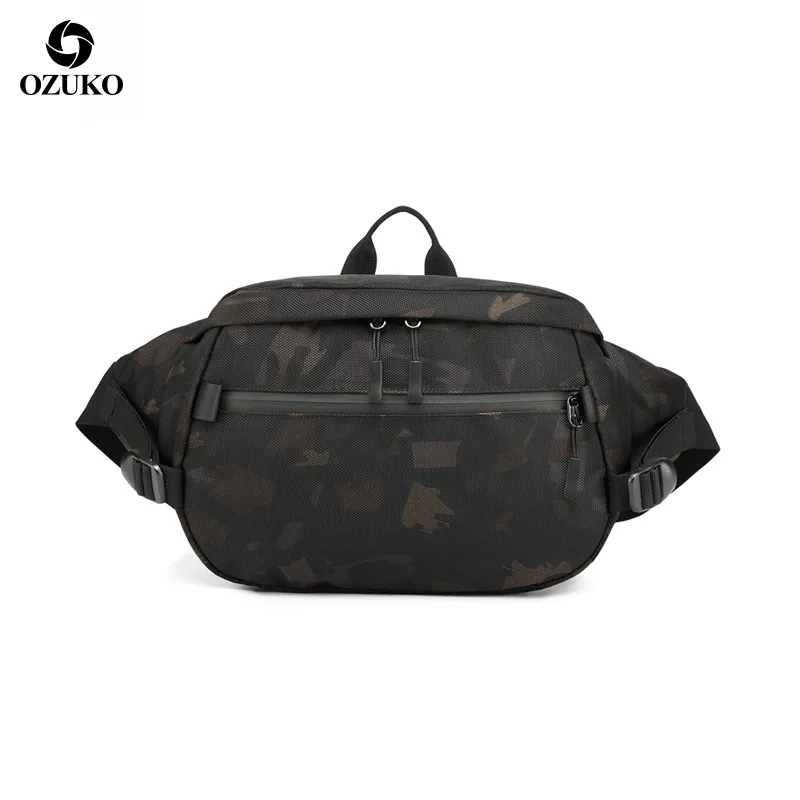camouflage Новинка; Лидер продаж Для Мужчин's Водонепроницаемый нагрудная сумка в стиле casual из ткани Оксфорд с большой вместительностью-сумка Для Мужчин's на свежем воздухе, путешествия, спорт, сумка через плечо - Цвет: camouflage