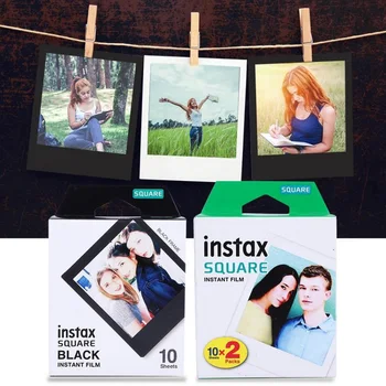 

Brand New 10PCS/30PCS Fujifilm Instax Square White Edge Black Films Photo Paper for Instax SQ10 SQ6 Instant Camera