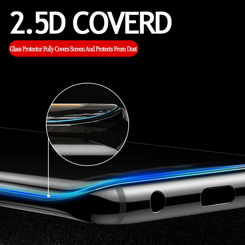 9D УФ жидкое изогнутое закаленное стекло с полным клеем для samsung Galaxy S8 S9 Plus Note 8 9 S7 Edge, Защитное стекло для экрана