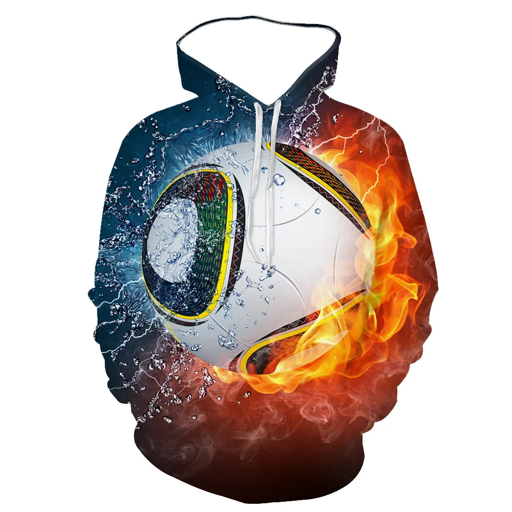 

Print For Men's Hoodie Men Clothing Hoodie With Long Sleeve 2020 New Fashion Cool Football Autumn 3D Printed Hoodie